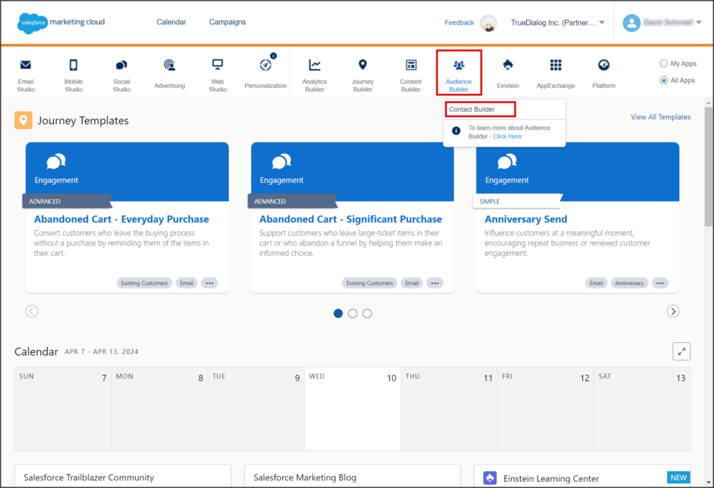 Click Contact Builder
