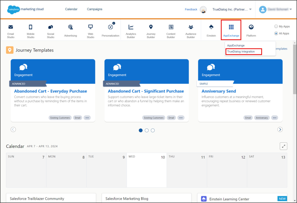 Click TrueDialog Integration