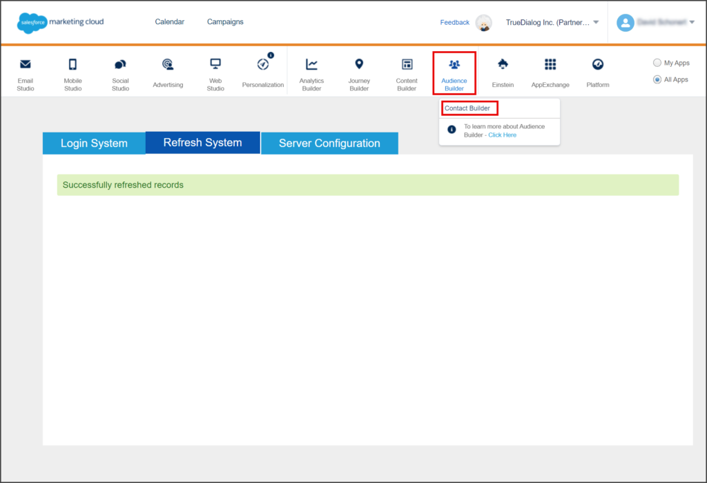 Click Contact Builder