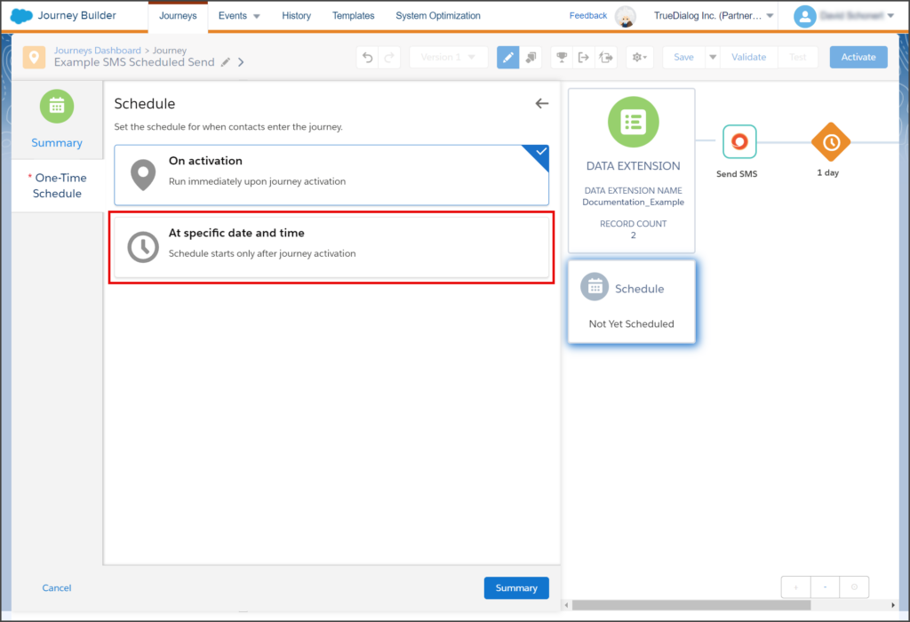 Click At Specific Date and Time