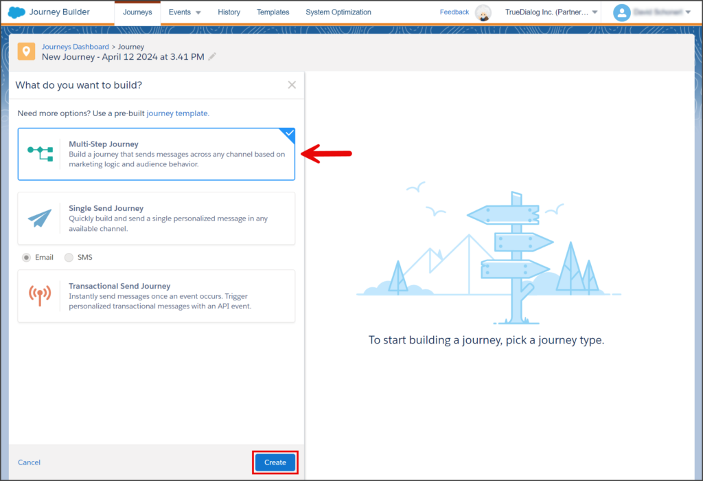 Select Multi-Step Journey