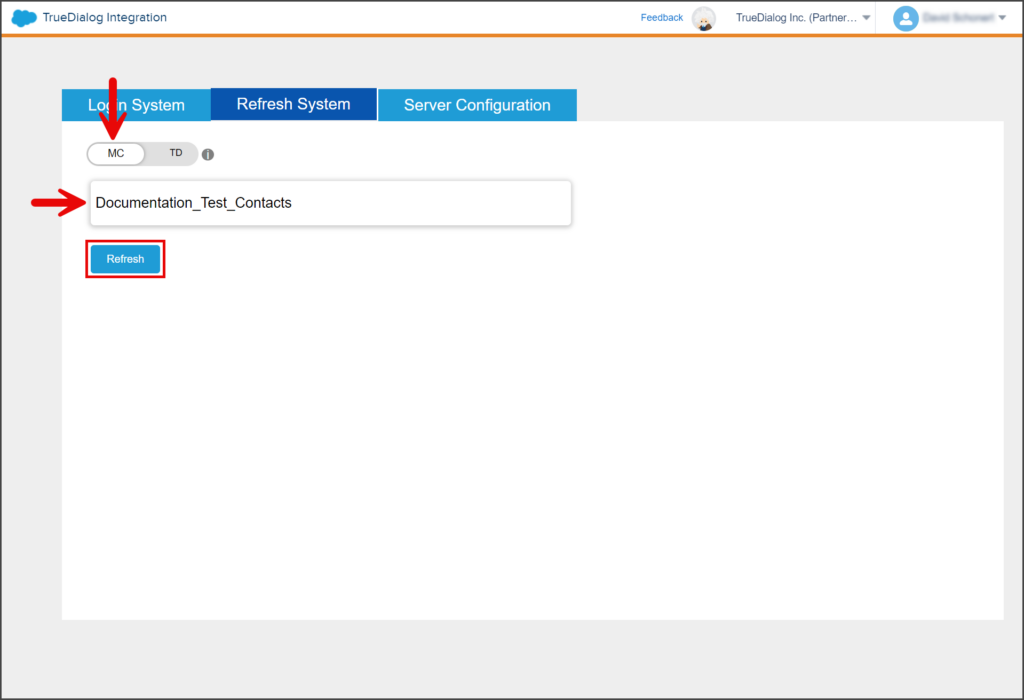 Set MC and Select Data Extension