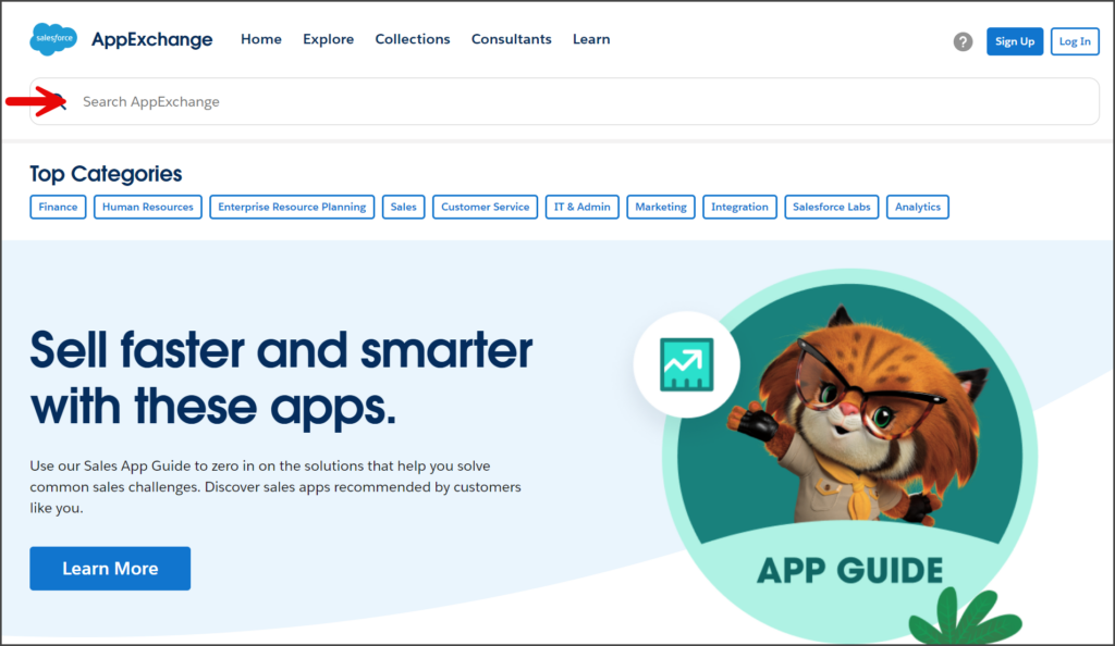 Search AppExchange