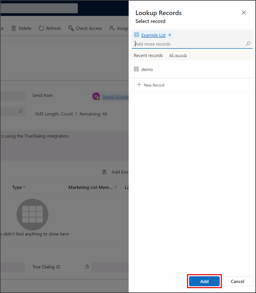 Click Add