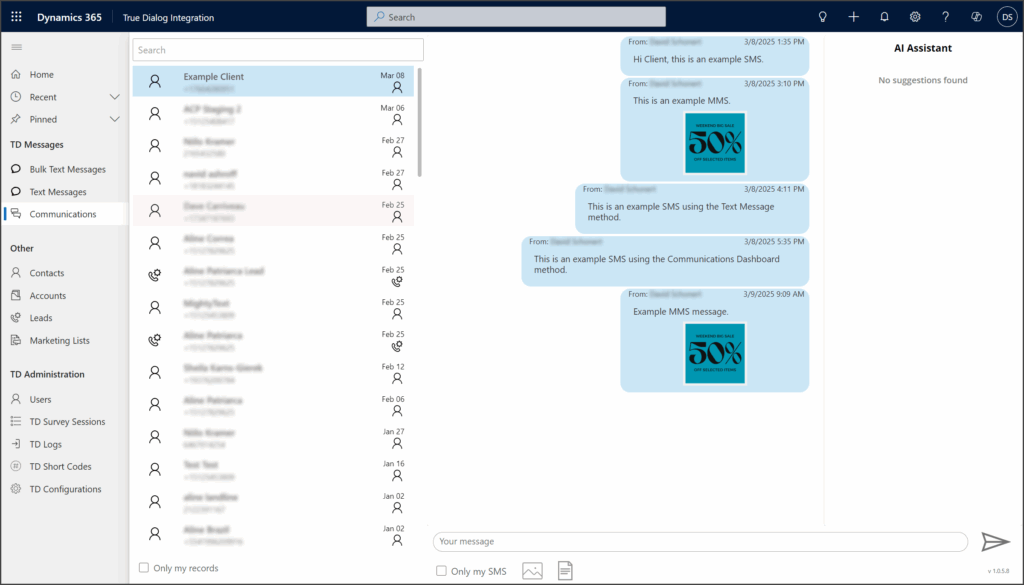 Sent Message with Attachment