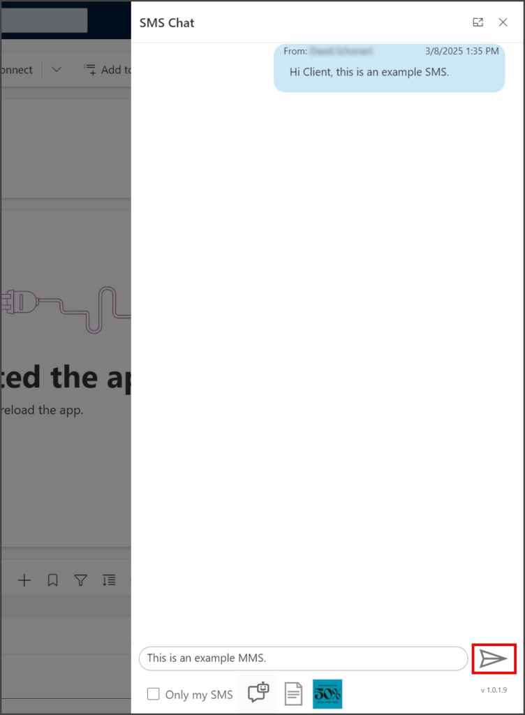 Click Send