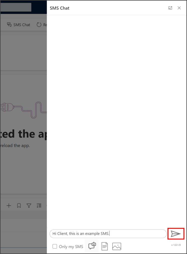 Click Send