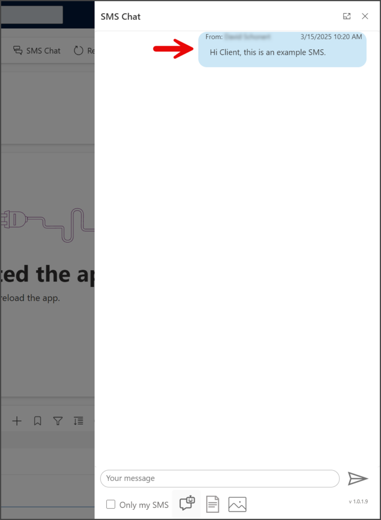Sent Message
