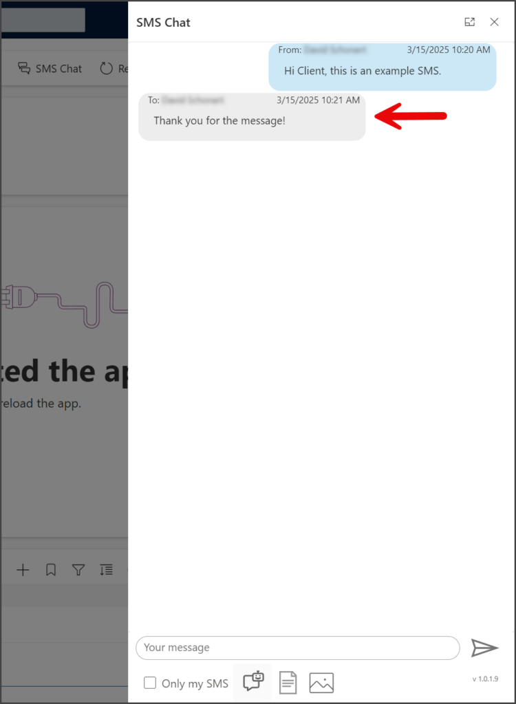 Received Message