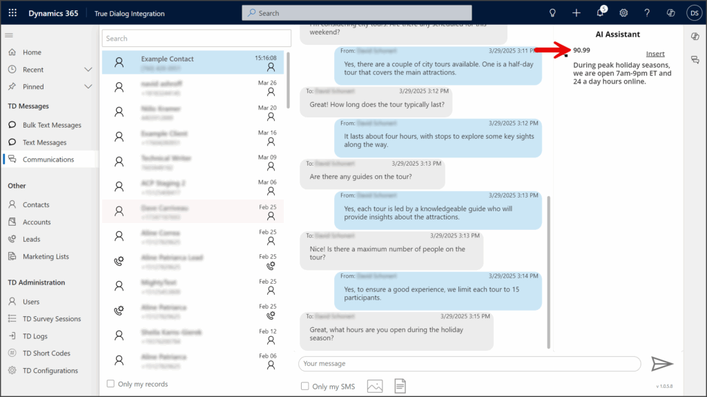 AI Assistant Score