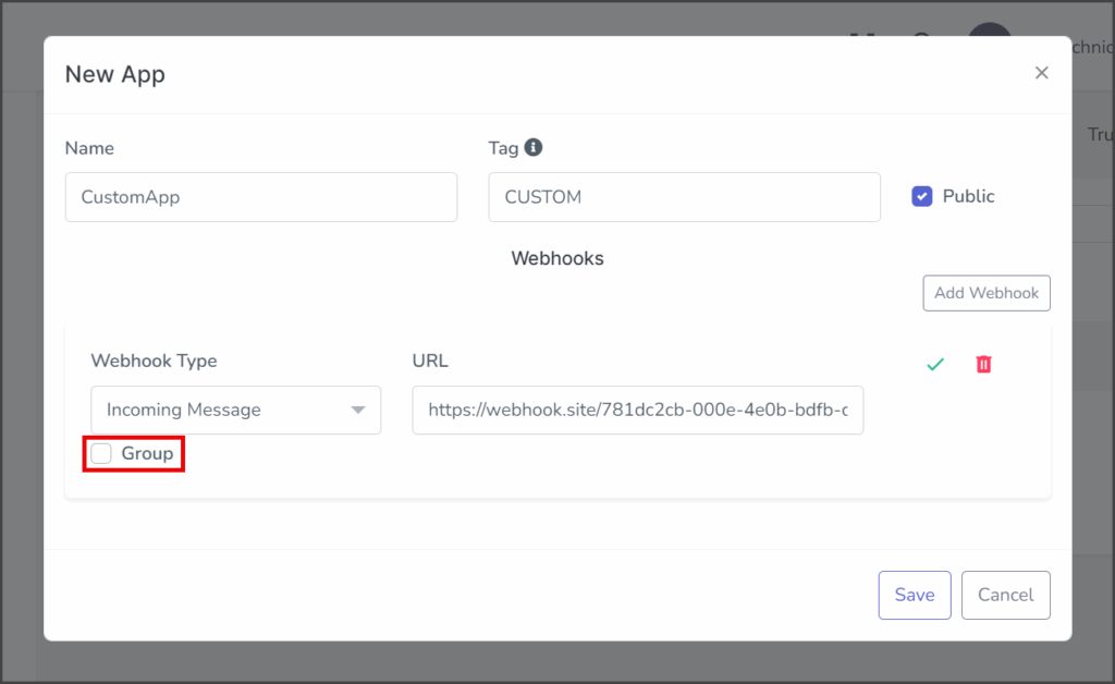 Group Checkbox