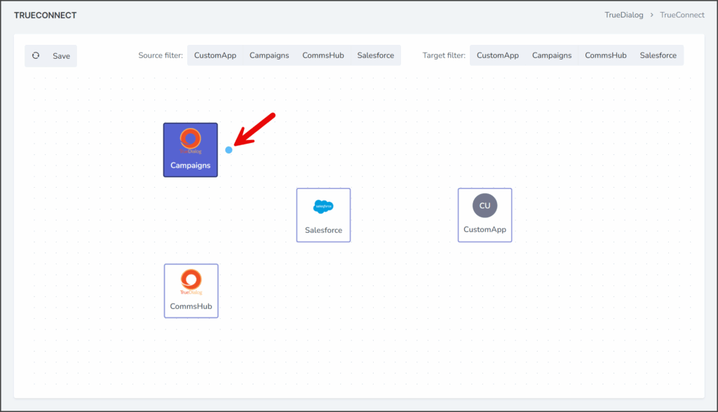 Click Starting Circle