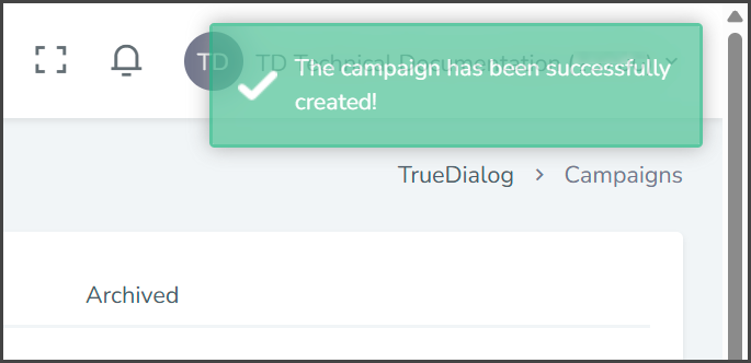 Successfully Created